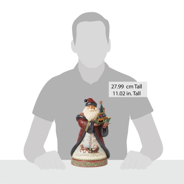 Kerstman Kerstboom Figuur - JIM SHORE HEARTWOOD CREEK