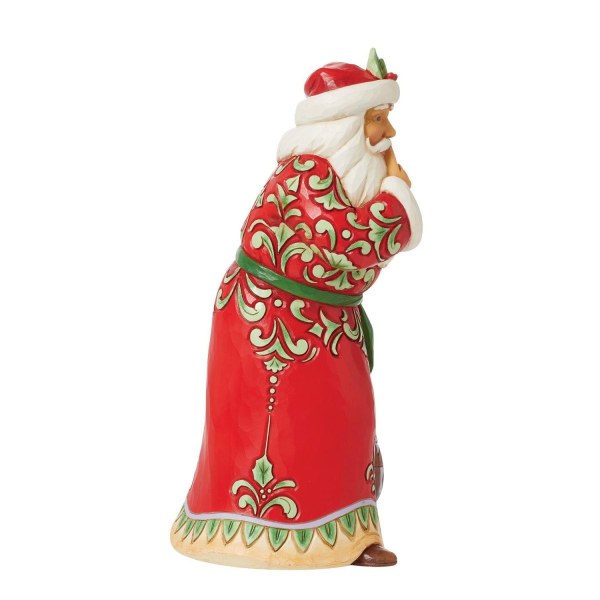 "Shush" Kerstmanbeeldje - JIM SHORE HEARTWOOD CREEK