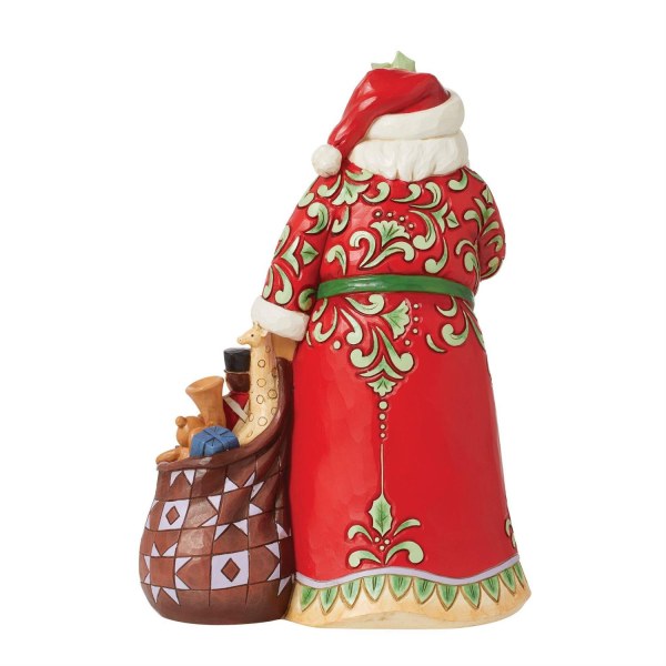 "Shush" Kerstmanbeeldje - JIM SHORE HEARTWOOD CREEK