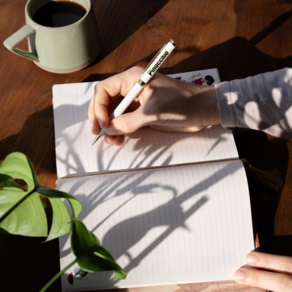 PREMIUM A5 NOTITIEBOEKJESET MET PEN - DISNEY PINOKKIO