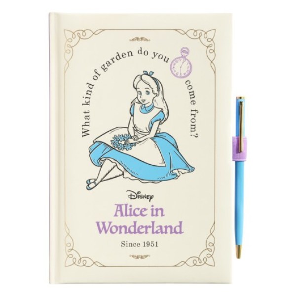 PREMIUM A5 NOTITIEBOEKJE MET PEN - DISNEY ALICE IN WONDERLAND