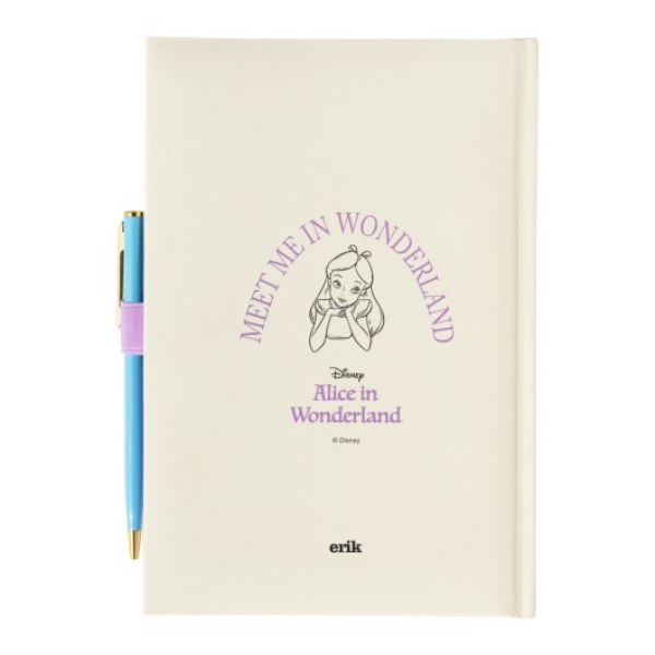 PREMIUM A5 NOTITIEBOEKJE MET PEN - DISNEY ALICE IN WONDERLAND
