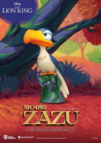 The Lion King Zazu 20 cm - Disney MasterCraft