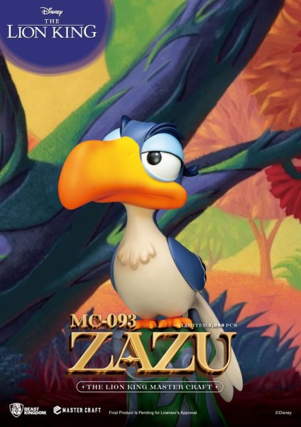 The Lion King Zazu 20 cm - Disney MasterCraft