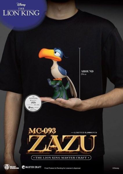 The Lion King Zazu 20 cm - Disney MasterCraft