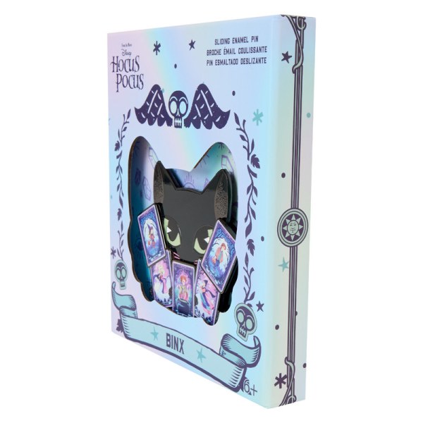 Pin's Binx in het licht van tarotkaarten Hocus Pocus collector box - DISNEY LOUNGEFLY
