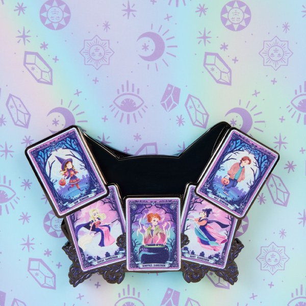 Pin's Binx in het licht van tarotkaarten Hocus Pocus collector box - DISNEY LOUNGEFLY