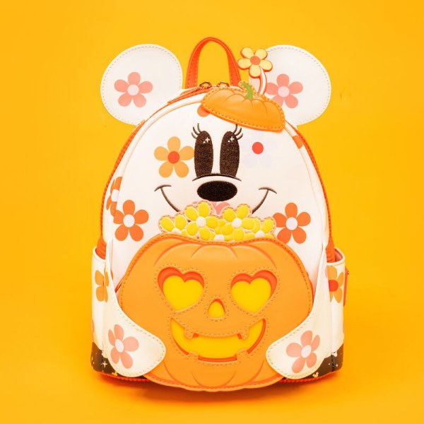 Minnie Floral Ghost Cosplay Light Up Glow Mini Rugzak - DISNEY LOUNGEFLY