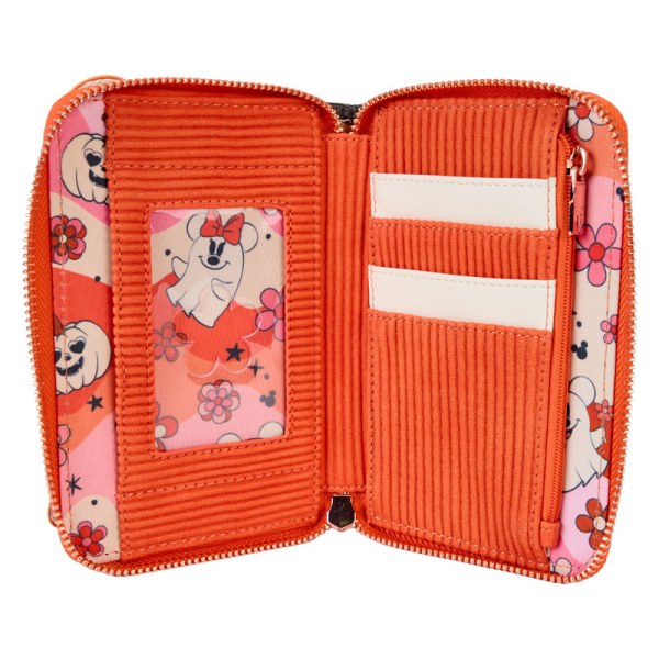 Mickey & Minnie Floral Ghost Glow-portemonnee - DISNEY LOUNGEFLY