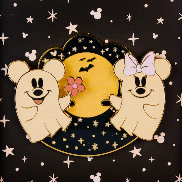 Mickey & Minnie Floral Ghost Glow Collector Box Schuifspeld - DISNEY LOUNGEFLY