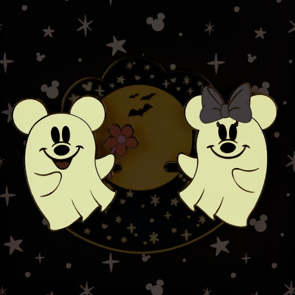 Mickey & Minnie Floral Ghost Glow Collector Box Schuifspeld - DISNEY LOUNGEFLY