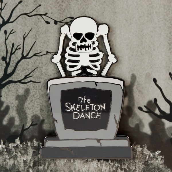 De Skeleton Dance 95th Anniversary Glow Collector Box Schuifpin - DISNEY LOUNGEFLY