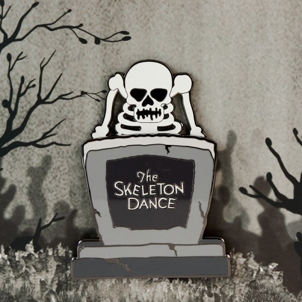 De Skeleton Dance 95th Anniversary Glow Collector Box Schuifpin - DISNEY LOUNGEFLY