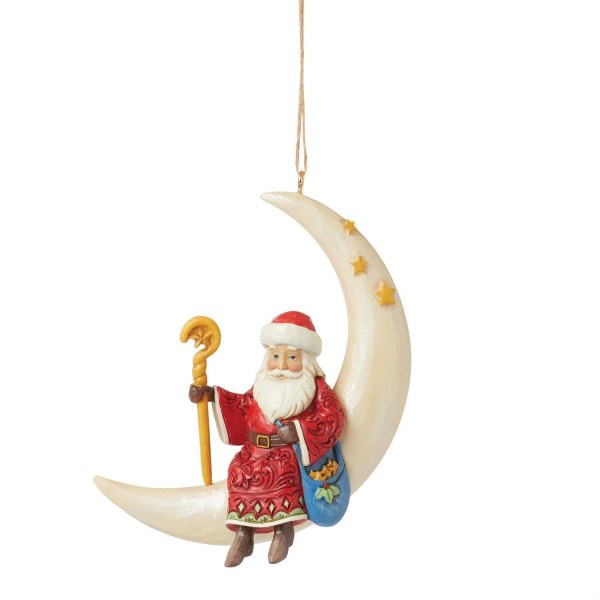 Maanophanging van de Kerstman - JIM SHORE HEARTWOOD CREEK