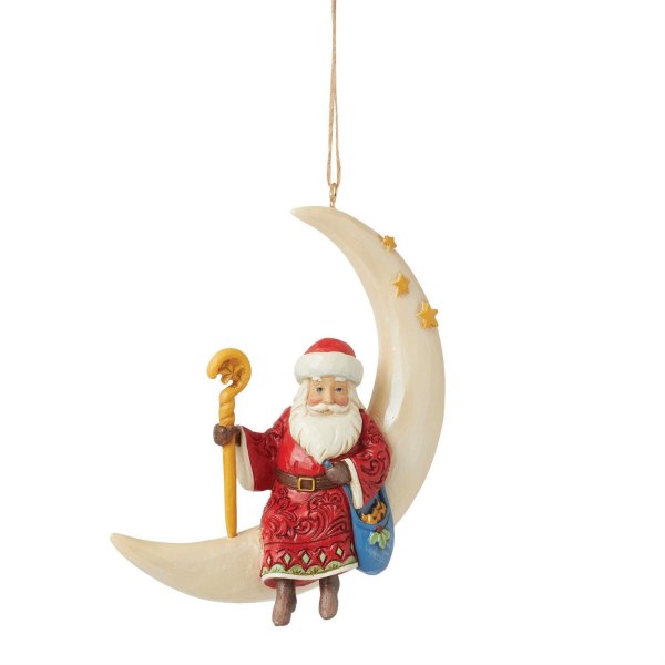 Maanophanging van de Kerstman - JIM SHORE HEARTWOOD CREEK