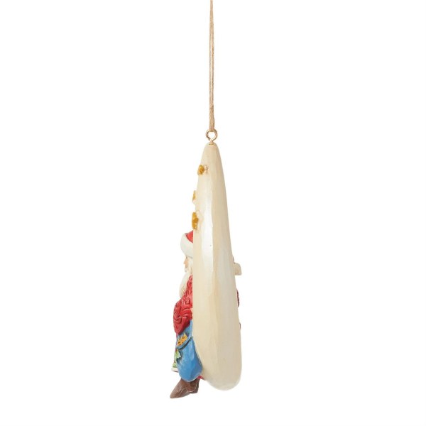 Maanophanging van de Kerstman - JIM SHORE HEARTWOOD CREEK