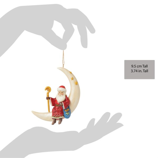 Maanophanging van de Kerstman - JIM SHORE HEARTWOOD CREEK