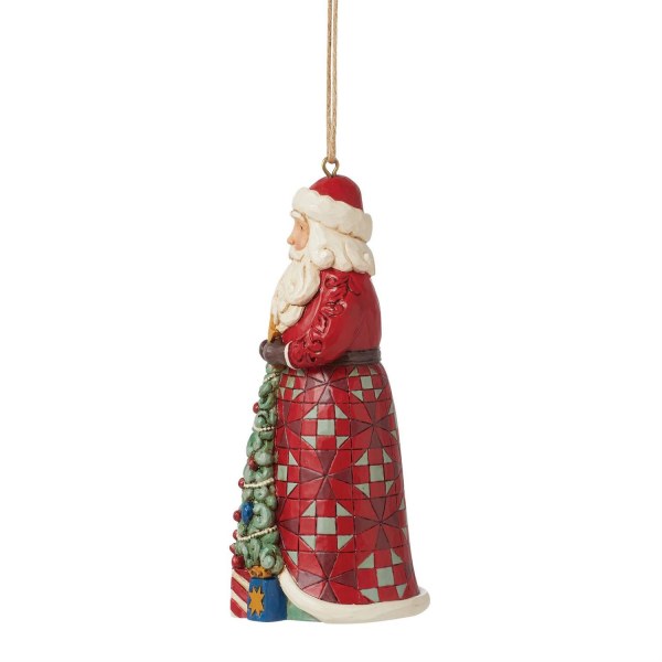 Kerstboom Kerstman hanger - JIM SHORE HEARTWOOD CREEK