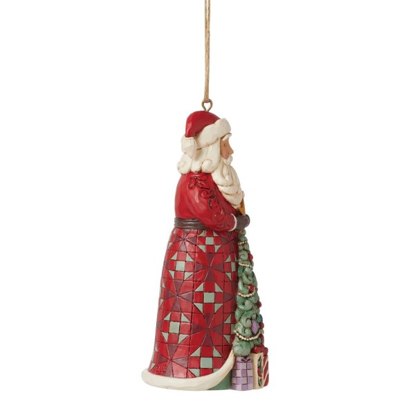 Kerstboom Kerstman hanger - JIM SHORE HEARTWOOD CREEK