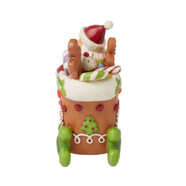 Kerstman Slee Lichtgevend Peperkoek Figuur - JIM SHORE HEARTWOOD CREEK