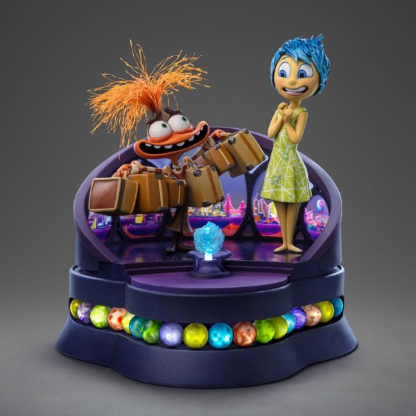 Inside Out 2 beeldje 1/10 Deluxe Art Scale Joy and Anxiety 26 cm - Disney Pixar