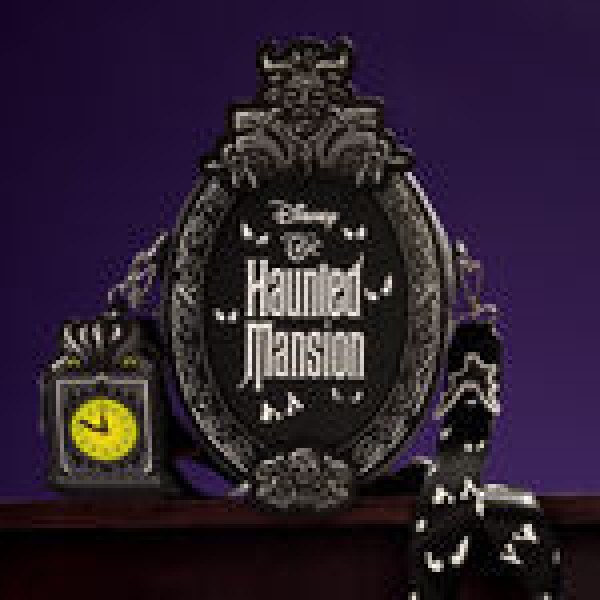 The Haunted Mansion plaque glow schoudertas met muntzakje - DISNEY LOUNGEFLY