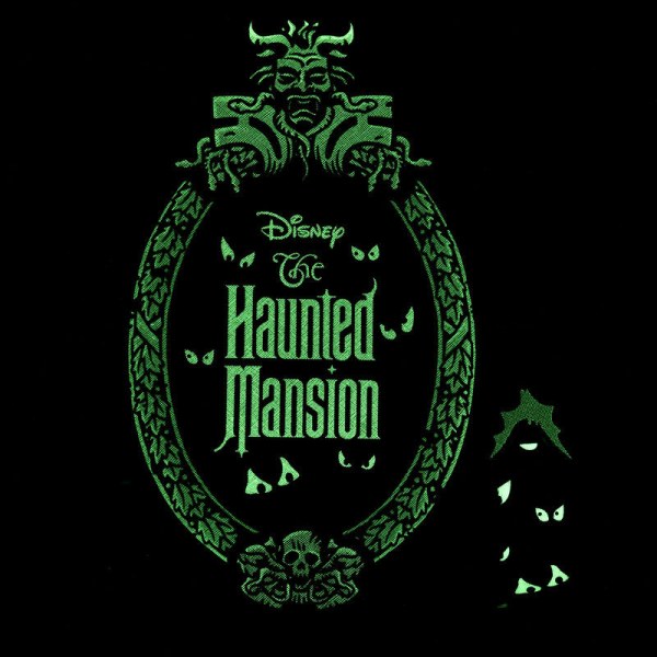 The Haunted Mansion plaque glow schoudertas met muntzakje - DISNEY LOUNGEFLY