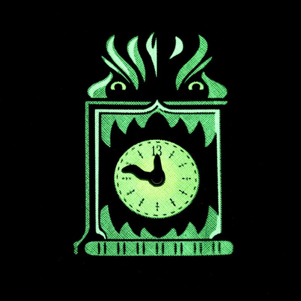 The Haunted Mansion verwelkomt dwaze stervelingen klok gloeit grote pasjeshouder - DISNEY LOUNGEFLY