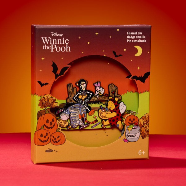 Pin verzamelbox Winnie de Poeh & vrienden trick or treat - DISNEY LOUNGEFLY