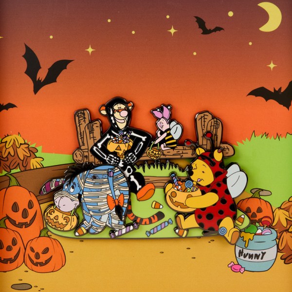 Pin verzamelbox Winnie de Poeh & vrienden trick or treat - DISNEY LOUNGEFLY