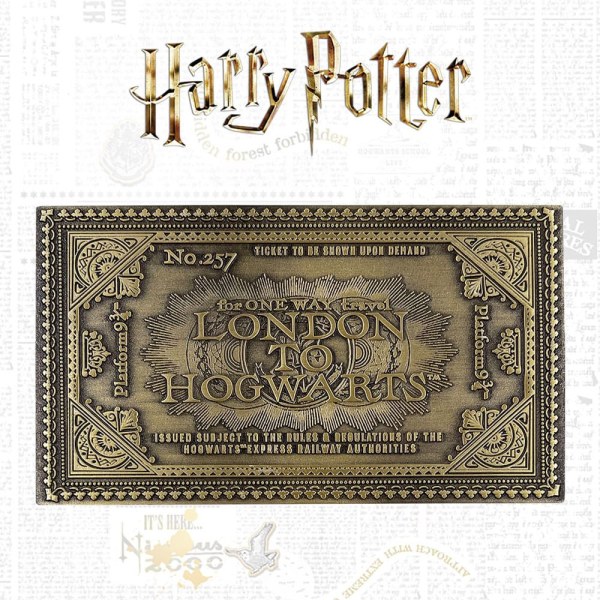 Zweinstein treinkaartje gelimiteerde editie - Harry Potter