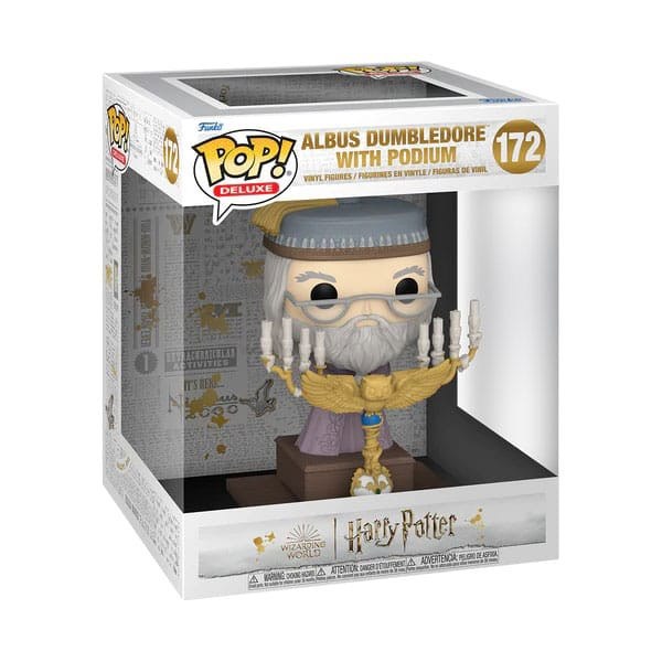 FUNKO POP! 172 Deluxe Perkamentus-podium - Harry Potter