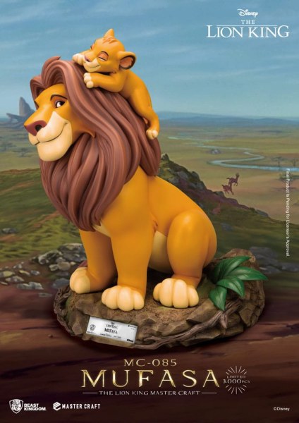 Mufasa The Lion King - Disney Mastercraft