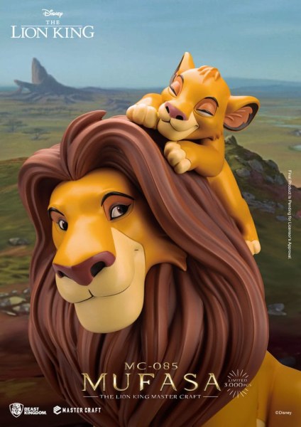 Mufasa The Lion King - Disney Mastercraft