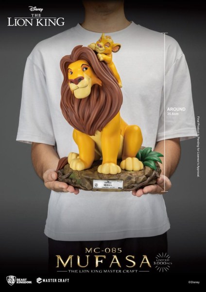 Mufasa The Lion King - Disney Mastercraft