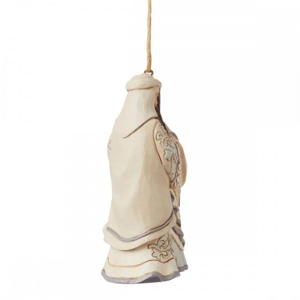 White Woodland Heilige Familie Ornament - JIM SHORE HEARTWOOD CREEK