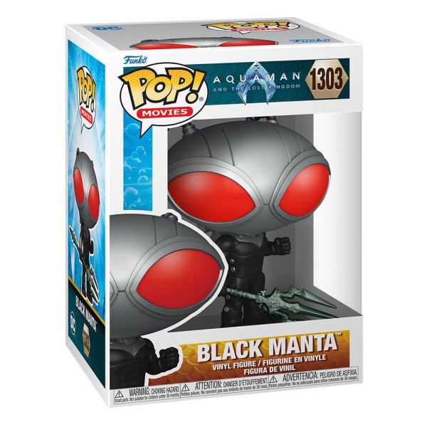 Aquaman en het Verloren Koninkrijk POP! Vinyl Figuur Zwarte Manta 9 cm