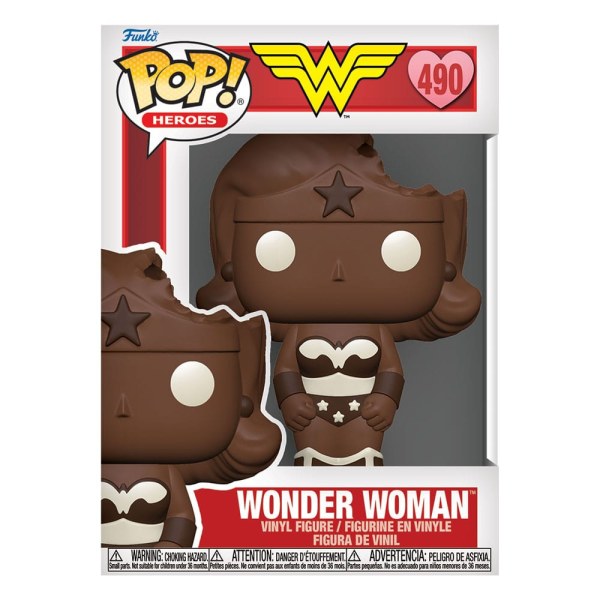 FUNKO POP! 490 Valentijns Wonder Woman (Val Choc) - DC Comics
