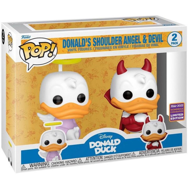 FUNKO POP! Donald Angel & Devil Exclusief - Disney Donald