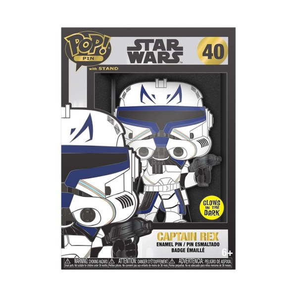 POP! Pin Kapitein Rex (Glow-in-the-Dark) - Loungefly Star Wars Clone Wars