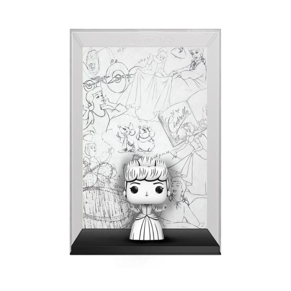 Assepoester POP! 1523 Comic Cover Vinyl Figuur Geschetst - Assepoester 9 cm