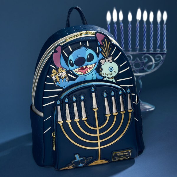 Stitch Hanukkah Menorah Light Up Mini Rugzak - DISNEY LOUNGEFLY