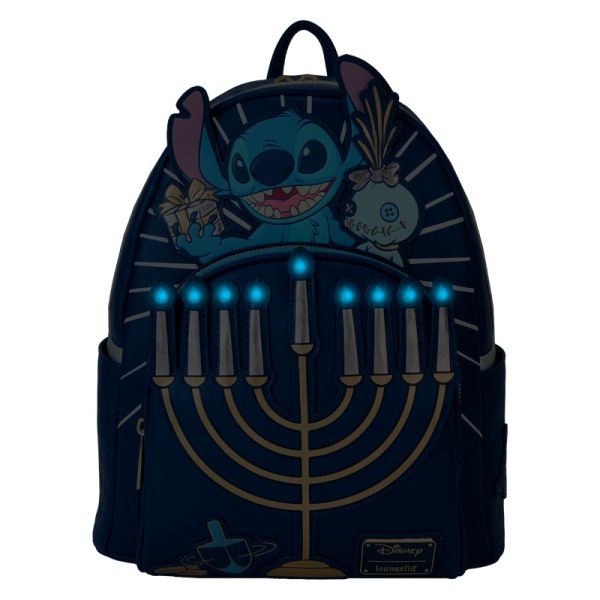 Stitch Hanukkah Menorah Light Up Mini Rugzak - DISNEY LOUNGEFLY