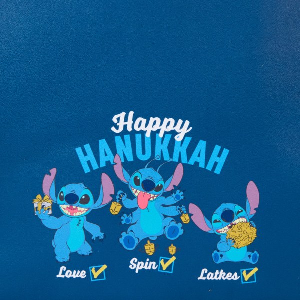 Stitch Hanukkah Menorah Light Up Mini Rugzak - DISNEY LOUNGEFLY