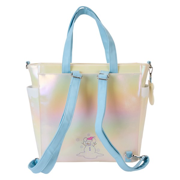 Mickey & Friends Winter Wonderland Scene convertible Rugzak en Shopper - DISNEY LOUNGEFLY