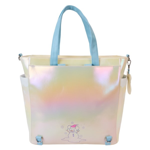 Mickey & Friends Winter Wonderland Scene convertible Rugzak en Shopper - DISNEY LOUNGEFLY