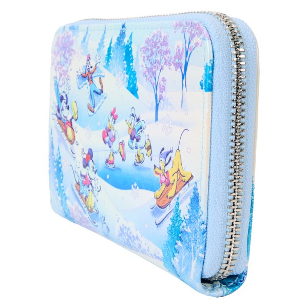 Mickey & Friends Winter Wonderland Scene Portemonnee - DISNEY LOUNGEFLY