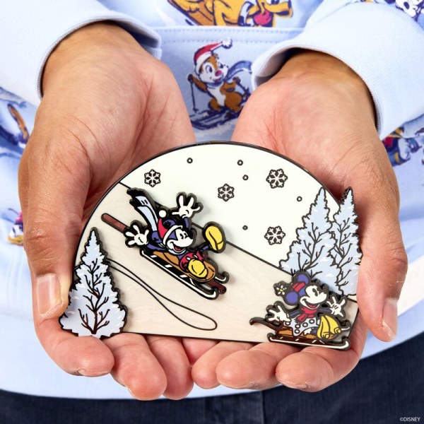 Mickey & Friends Winter Wonderland verzamelbox Pin - DISNEY LOUNGEFLY