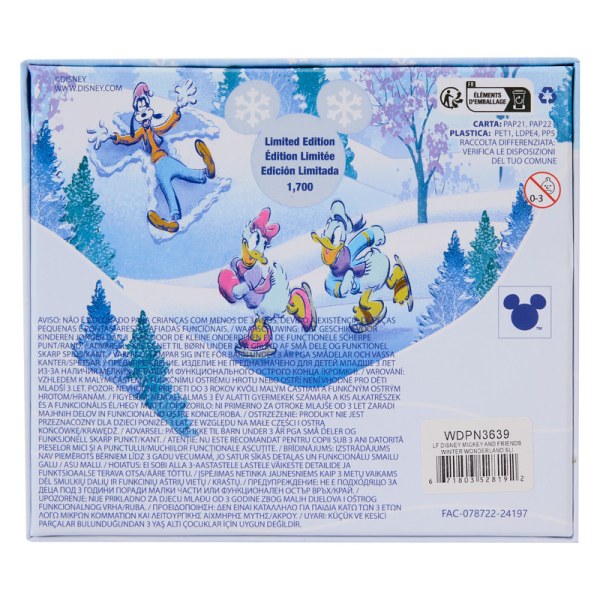 Mickey & Friends Winter Wonderland verzamelbox Pin - DISNEY LOUNGEFLY