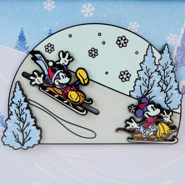 Mickey & Friends Winter Wonderland verzamelbox Pin - DISNEY LOUNGEFLY